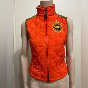 Ralph Lauren Sport Women’s Vest size S/P with real calf leather